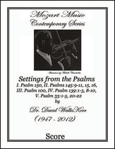 Psalm 150 Four-Part choral sheet music cover